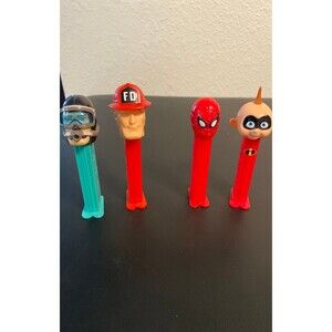Pez Dispensers 2 Emergency Heroes the incredible Marvel Spider Man 1989